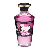 Массажное интимное масло с ароматом малины - 100 мл. - Shunga - купить с доставкой в Находке