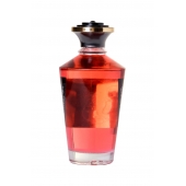 Массажное интимное масло с ароматом клубничного вина - 100 мл. - Shunga - купить с доставкой в Находке