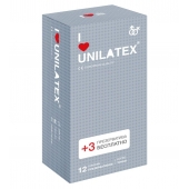 Презервативы с точками Unilatex Dotted - 12 шт. + 3 шт. в подарок - Unilatex - купить с доставкой в Находке