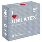 Презервативы с точками Unilatex Dotted - 3 шт. - Unilatex - купить с доставкой в Находке