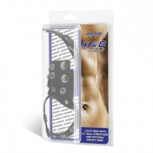 Утяжка на пенис и мошонку Cock Ring With 1.5  Ball Stretcher And Optional Weight Ring - BlueLine - купить с доставкой в Находке