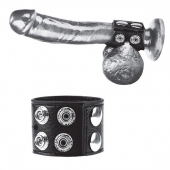 Ремень на член и мошонку 1.5  Cock Ring With Ball Strap - BlueLine - купить с доставкой в Находке