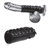 Сбруя на член на шнуровке 5  Cock Sheath - BlueLine - купить с доставкой в Находке