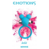 Голубое эрекционное виброколечко Emotions Minnie Breeze - Lola Games - в Находке купить с доставкой