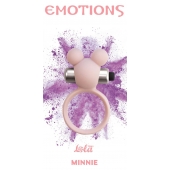 Розовое эрекционное виброколечко Emotions Minnie Light pink - Lola Games - в Находке купить с доставкой