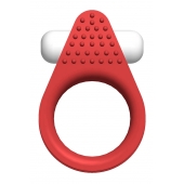 Красное эрекционное кольцо LIT-UP SILICONE STIMU RING 1 RED - Dream Toys - в Находке купить с доставкой