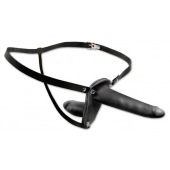 Женский страпон с вагинальной пробкой Double Penetrix Strap-on - 15 см. - Pipedream - купить с доставкой в Находке