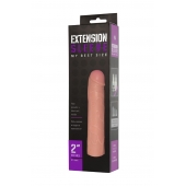 Насадка-удлинитель Extension sleeve телесного цвета - 18,5 см. - Sitabella - в Находке купить с доставкой