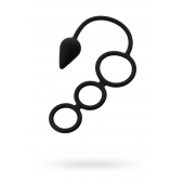 Тройное эрекционное кольцо с анальным хвостом Drop S-size - Erotist Adult Toys - в Находке купить с доставкой