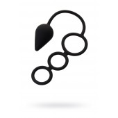 Тройное эрекционное кольцо с анальным хвостом Drop M-size - Erotist Adult Toys - в Находке купить с доставкой