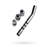 Металлический анальный душ с тремя насадками - ToyFa - купить с доставкой в Находке