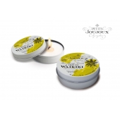 Массажная свеча Petits Joujoux Waikiki Beach с ароматом кокоса и ананаса - 33 гр. - MyStim - купить с доставкой в Находке