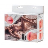 Двусторонний мастурбатор с вибропулей Satisfaction Babylicious - Lola Games - в Находке купить с доставкой