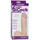 Ультра реалистичная насадка Vac-U-Lock  6  ULTRASKYN Cock - 17,3 см. - Doc Johnson - купить с доставкой в Находке