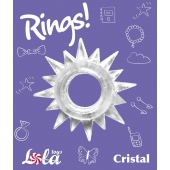 Прозрачное эрекционное кольцо Rings Cristal - Lola Games - в Находке купить с доставкой