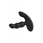 Черный силиконовый стимулятор простаты Levett Nitoc с пультом ДУ - Levett - в Находке купить с доставкой