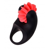Чёрно-красное эрекционное виброкольцо Erotist - Erotist Adult Toys - в Находке купить с доставкой
