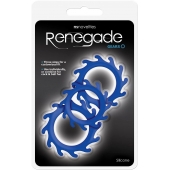 Набор из 3 синих эрекционных колец Renegade Gears - NS Novelties - в Находке купить с доставкой