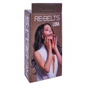 Кляп-трензель Lora с металлическими кольцами - Rebelts - купить с доставкой в Находке