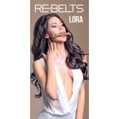 Кляп-трензель Lora с металлическими кольцами - Rebelts - купить с доставкой в Находке
