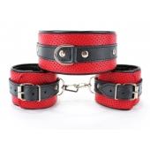 Кожаный БДСМ-набор - БДСМ Арсенал - купить с доставкой в Находке