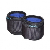 Неопреновые черно-синие наручники - Sitabella - купить с доставкой в Находке