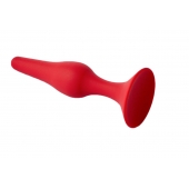 Бордовая анальная пробка Gravity M - 11 см. - Le Frivole