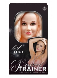 Надувная кукла с вибрацией и 2 любовными отверстиями Hot Lucy Lifesize Love Doll - NMC - в Находке купить с доставкой