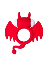Красное эрекционное кольцо на пенис JOS COCKY DEVIL - JOS - в Находке купить с доставкой
