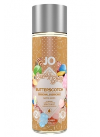 Смазка на водной основе Candy Shop Butterscotch с ароматом ирисок - 60 мл. - System JO - купить с доставкой в Находке