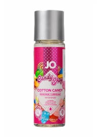 Смазка на водной основе Candy Shop Cotton Candy с ароматом сладкой ваты - 60 мл. - System JO - купить с доставкой в Находке