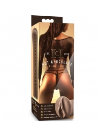 Коричневый мастубратор-вагина Nicole s Kitty - Blush Novelties - в Находке купить с доставкой
