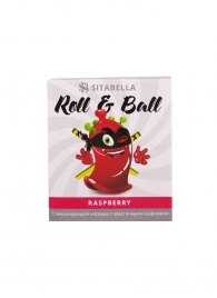 Стимулирующий презерватив-насадка Roll   Ball Raspberry - Sitabella - купить с доставкой в Находке