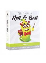 Стимулирующий презерватив-насадка Roll   Ball Apple - Sitabella - купить с доставкой в Находке