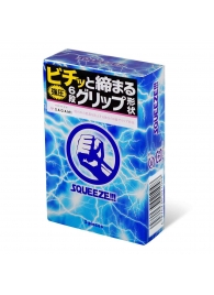 Презервативы Sagami Squeeze волнистой формы - 5 шт. - Sagami - купить с доставкой в Находке
