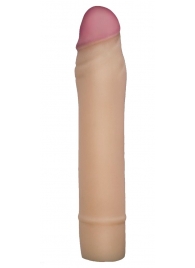 Телесная насадка-удлинитель из неоскин - 19,5 см. - LOVETOY (А-Полимер) - в Находке купить с доставкой