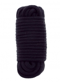 Черная веревка для связывания BONDX LOVE ROPE - 10 м. - Dream Toys - купить с доставкой в Находке