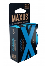Классические презервативы в железном кейсе MAXUS Classic - 3 шт. - Maxus - купить с доставкой в Находке