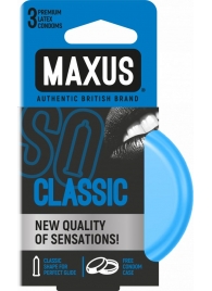 Классические презервативы в железном кейсе MAXUS Classic - 3 шт. - Maxus - купить с доставкой в Находке