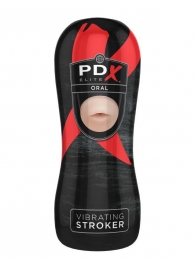 Мастурбатор-ротик Vibrating Oral Stroker - Pipedream - в Находке купить с доставкой