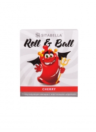 Стимулирующий презерватив-насадка Roll   Ball Cherry - Sitabella - купить с доставкой в Находке
