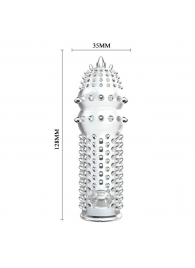 Закрытая прозрачная насадка Crystal sleeve - 14,2 см. - Erowoman-Eroman - в Находке купить с доставкой