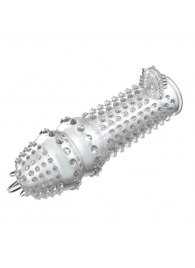 Закрытая прозрачная насадка Crystal sleeve - 14,2 см. - Erowoman-Eroman - в Находке купить с доставкой