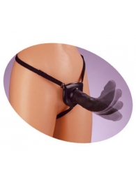 Черный податливый страпон Posable Partner Strap-On - 17,8 см. - Pipedream - купить с доставкой в Находке