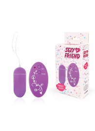 Фиолетовое виброяйцо Sexy Friend с 10 режимами вибрации - Bior toys