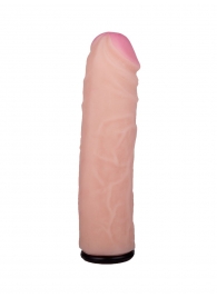 Черный пояс-трусики с насадкой  Гламур Dana  - 15,5 см. - LOVETOY (А-Полимер) - купить с доставкой в Находке