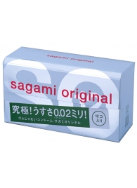 Ультратонкие презервативы Sagami Original - 12 шт. - Sagami - купить с доставкой в Находке