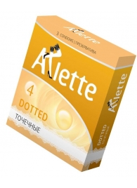 Презервативы Arlette Dotted с точечной текстурой - 3 шт. - Arlette - купить с доставкой в Находке