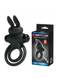 Черное эрекционное кольцо с вибростимуляцией клитора Vibrant Penis Ring III - Baile - в Находке купить с доставкой