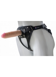 Универсальный мягкий пояс с насадкой Hard brutal BDSM-КОНСУЛ - 17 см. - LOVETOY (А-Полимер) - купить с доставкой в Находке